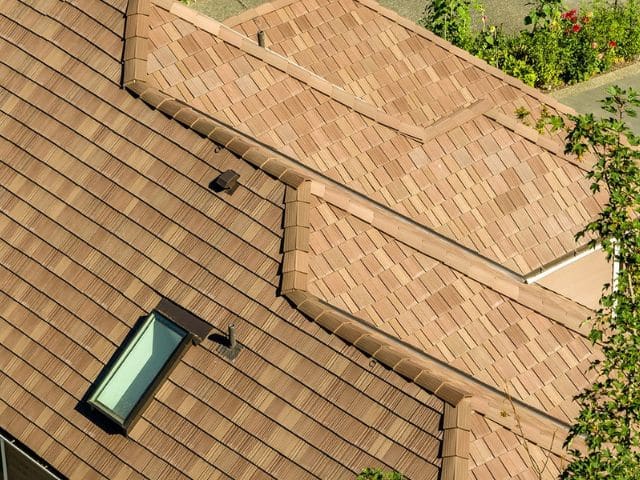 eco-friendly composite shake roof