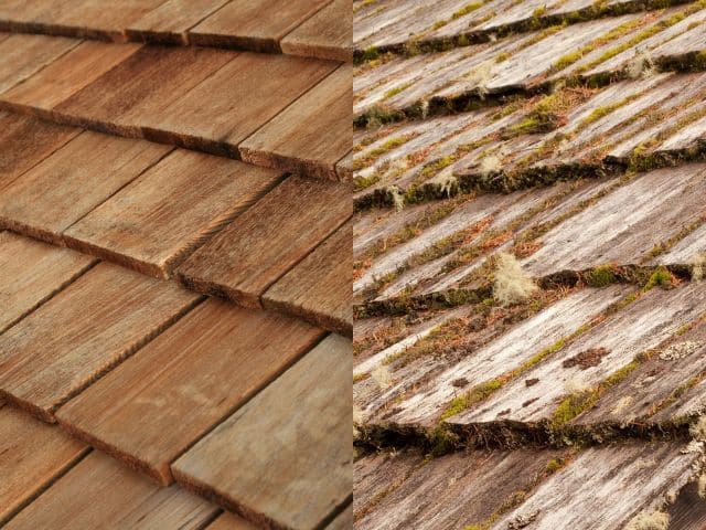 cedar shake roof over time